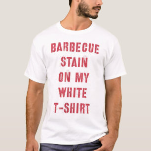 Camiseta Mancha De Barbacoa En Mi Blanco _2
