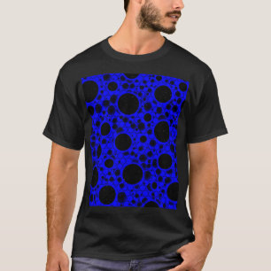 Camiseta Mancha de burbuja espacial - Azul
