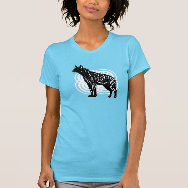 Camiseta manchada del arte del U-Amor-Animal de (Anverso)
