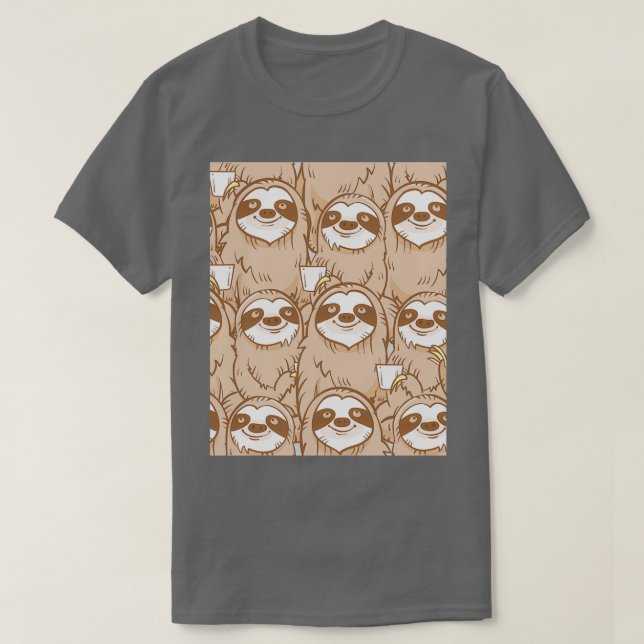Camiseta manchas con café Gráfico (Diseño del anverso)