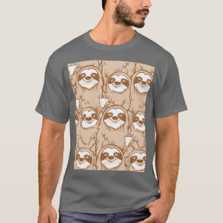 Camiseta manchas con café Gráfico