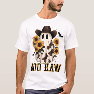 Camiseta Manchas de Vaca del Oeste Fantasma Espeluznante Bo