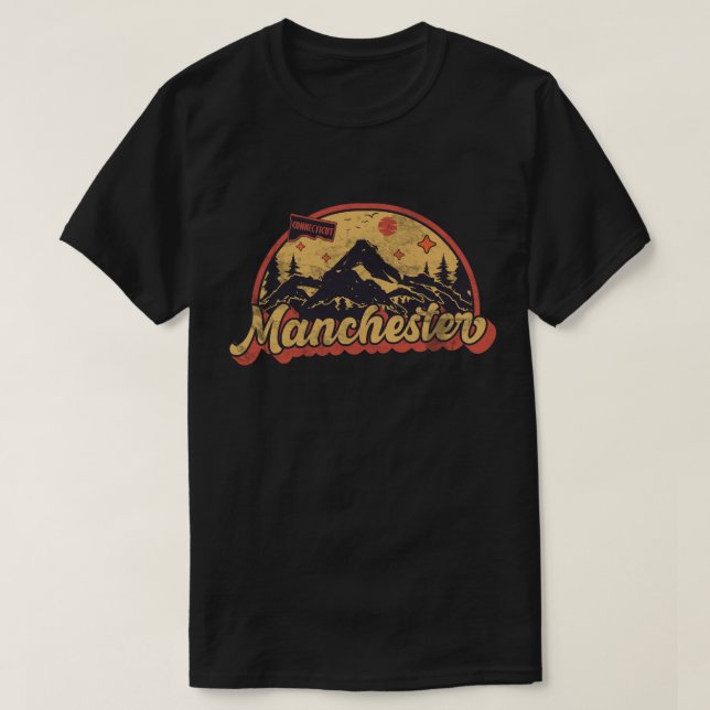 Camiseta Manchester, Connecticut (Diseño del anverso)