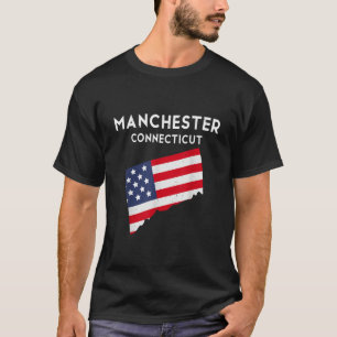 Camiseta Manchester Connecticut USA State America Travel Co