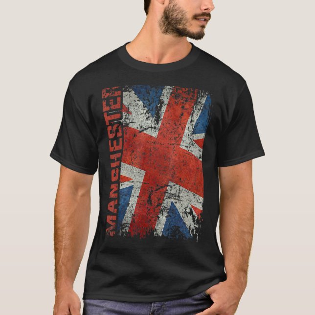 Camiseta Manchester England Reino Unido (Anverso)