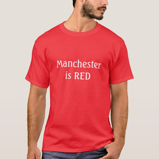 Camiseta Manchester es RED (Anverso)
