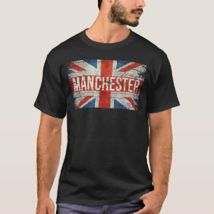 Camiseta Manchester Inglaterra Reino Unido Bandera Británic