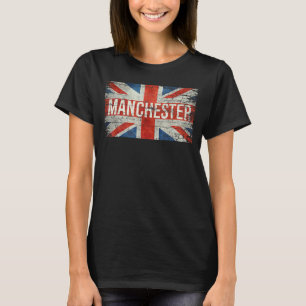 Camiseta Manchester Inglaterra Reino Unido Bandera Británic