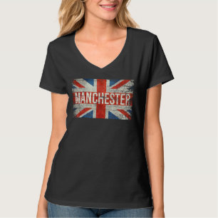 Camiseta Manchester Inglaterra Reino Unido Bandera Británic