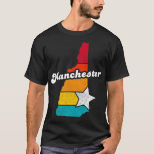 Camiseta Manchester New Hampshire Vintage Trastorno Souven