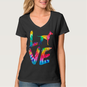 Camiseta Manchester Terrier Tie Dye Love Dog Mom