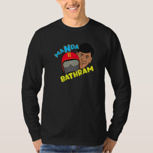 Camiseta Manda Bathram Kollywood Cine Tamil Comedia Para Fa