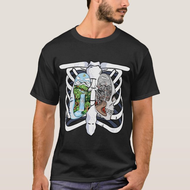Camiseta Mándala. (Anverso)
