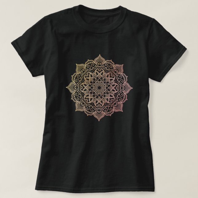 Camiseta Mandala (Diseño del anverso)