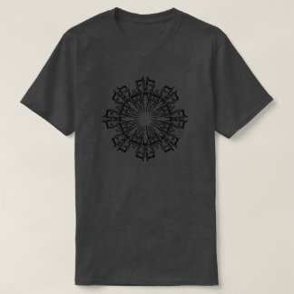 Camiseta Mandala 3 Negro