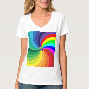 Camiseta Mandala-46556 de color arcoiris