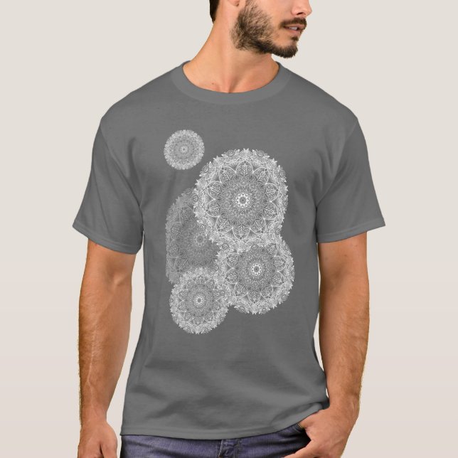 Camiseta Mandala blanca (Anverso)
