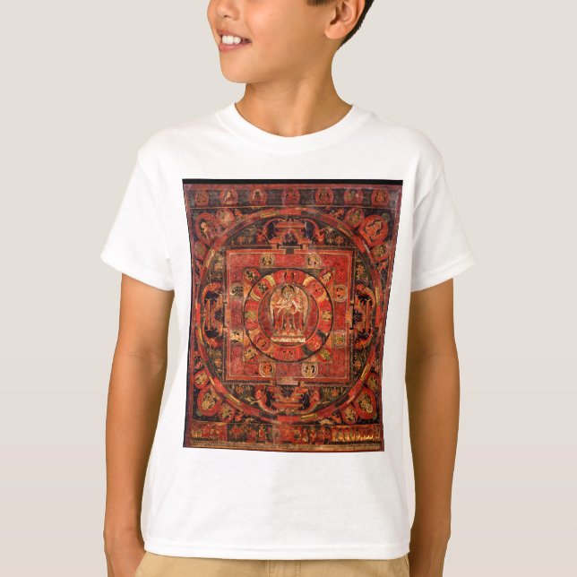 Camiseta Mandala budista de la compasión (Anverso)