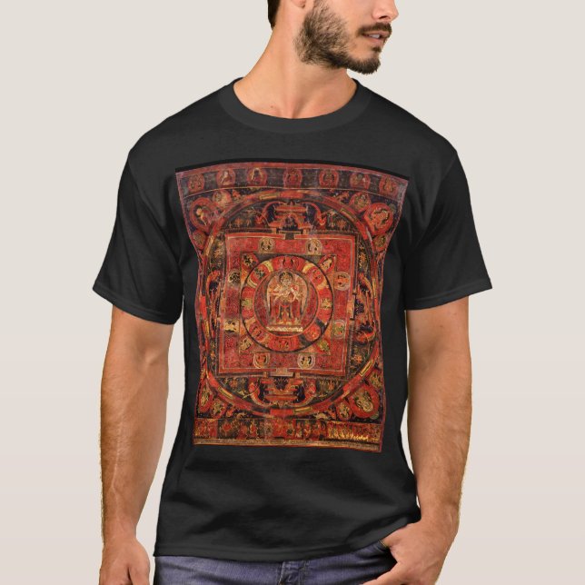 Camiseta Mandala budista de la compasión (Anverso)