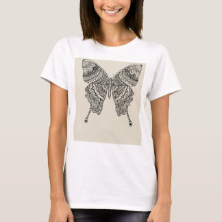 Camiseta Mandala Butterfly T-Shirt – Boho Aesthetic Design