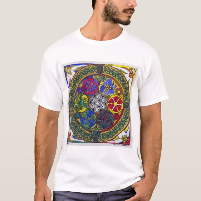 Camiseta Mandala céltica 1 - resurrección (camisa) (Anverso)