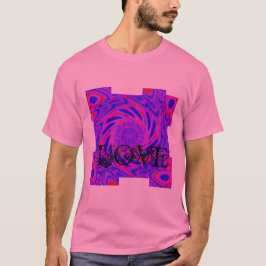 Camiseta Mandala-colorrosa-azul-LOVE-kaleidoscope RMDESIGN