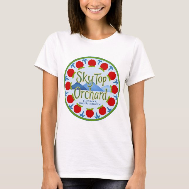 Camiseta Mandala de Apple - azul (Anverso)