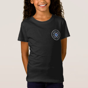 Camiseta Mandalá de Cristal Futurista – Arte Geométrico Tec