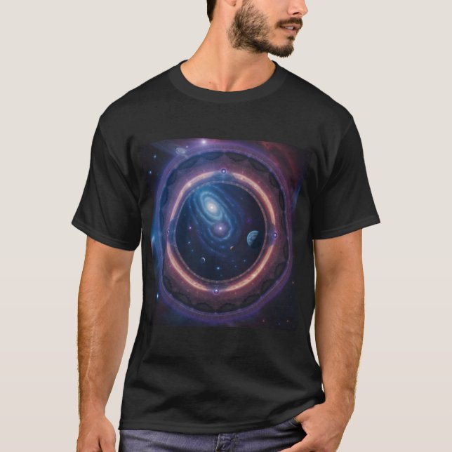 Camiseta Mandala de estrellas (Anverso)
