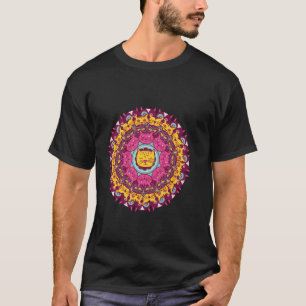 Camiseta Mandalá de gato caleidoscopio gatito amante felino