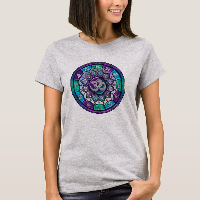 Camiseta Mandala de independencia de UROCK ~ BTC (Anverso)