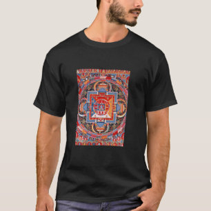 Camiseta Mandala de Jnanadakini Budista tibetano Thangka Bu