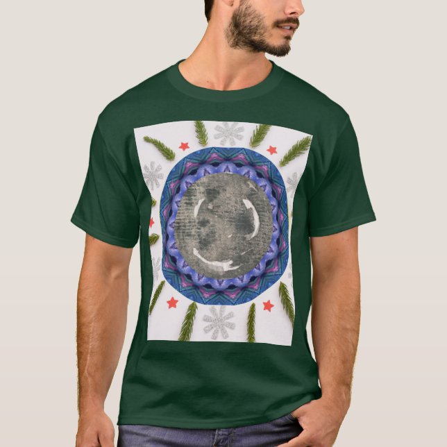 Camiseta Mandala de la Luna Celestial (Anverso)