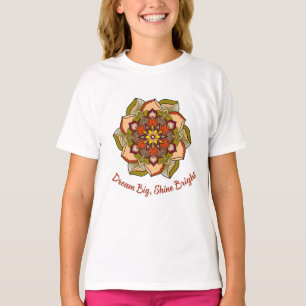 Camiseta Mandala de los niños brillantes y grandes sueños