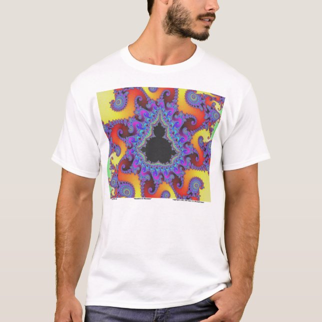 Camiseta Mandala de Mandelbrot (Anverso)