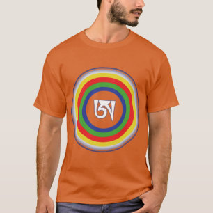 Camiseta Mandala de Meditación del Buda Letra A Dzogchen Ti