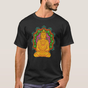 Camiseta Mandalá de Meditación Zen Búdico Espiritual Yogi B