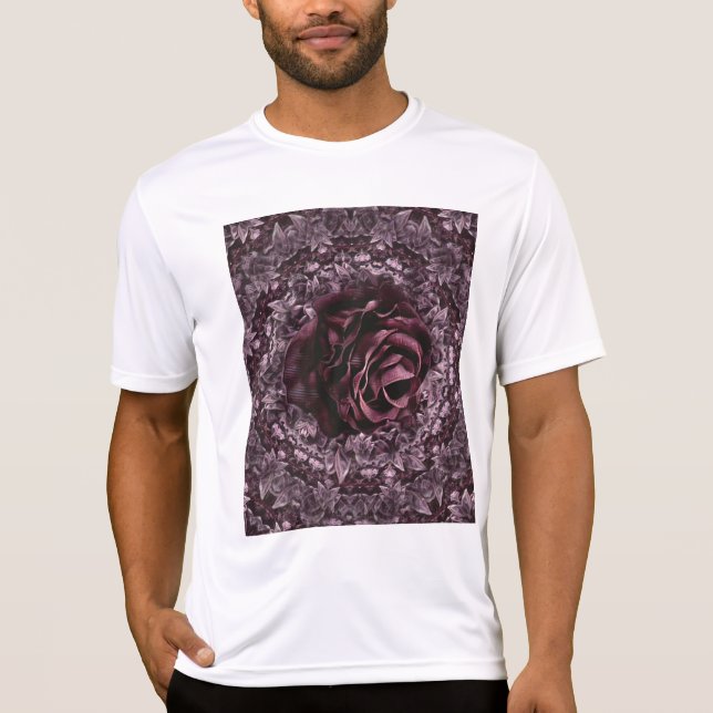 Camiseta Mandala de rosa  (Anverso)