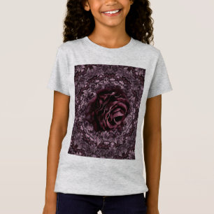 Camiseta Mándala de rosa