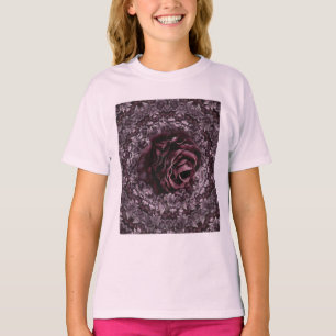 Camiseta Mandala de rosa 