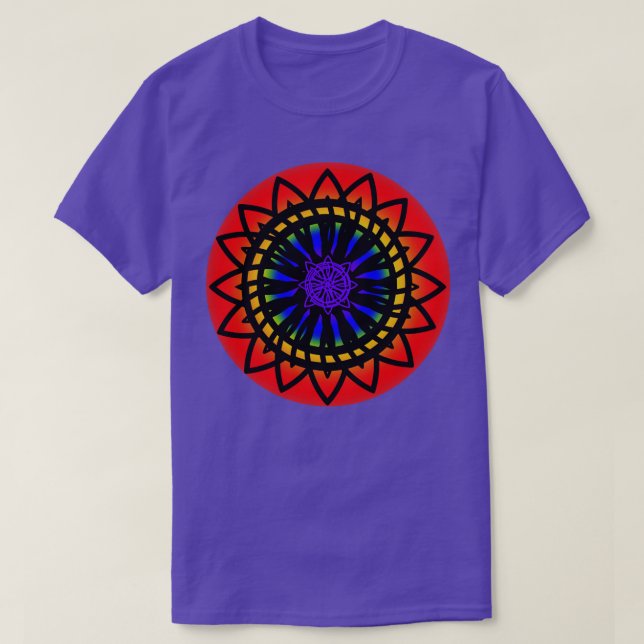 Camiseta Mandala del arcoiris celta (Diseño del anverso)