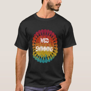 Camiseta Mandala Design Open Water Ocean Sea Swimming Wild