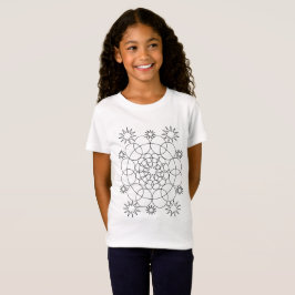 Camiseta - Mandala Design to Color