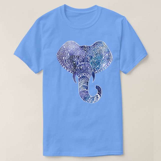 Camiseta Mandala Elephant 1 (Diseño del anverso)