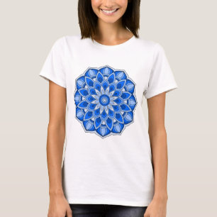 Camiseta Mandala en azul