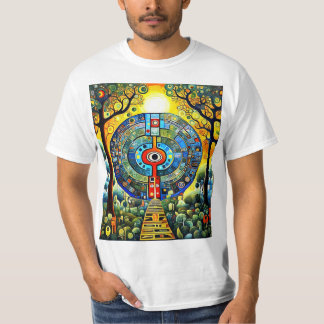 Camiseta Mandala en el bosque