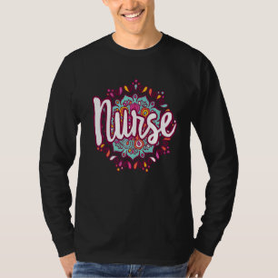Camiseta Mandala Enfermera de la Semana de Apreciación del 