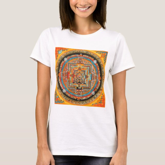 CAMISETA MANDALA ESOTÉRICA III DE KALACHAKRA (Anverso)