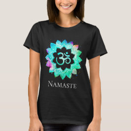 Camiseta Mandala espiritual de la flor de Lotus del símbolo