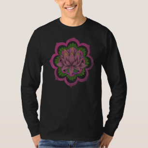 Camiseta Mandala Espiritual Flor Flor Flor Yoga Bohemia Lot